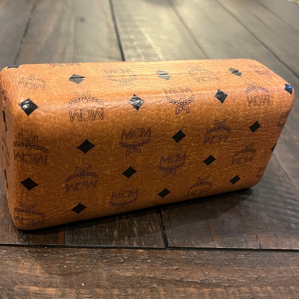 MCM Jumbo Leather Hardshell Sunglasses Case - Picture 5 of 16